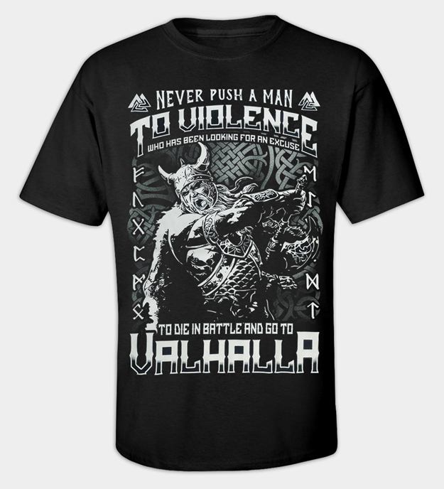 Vikingkriger t-skjorte