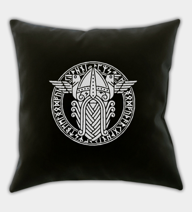 Odin / Wotan brodert putetrekk