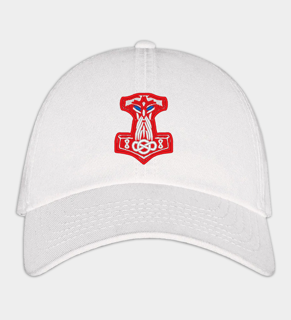 Mjolnir brodert baseballcaps
Mjolnir brodert baseballcaps