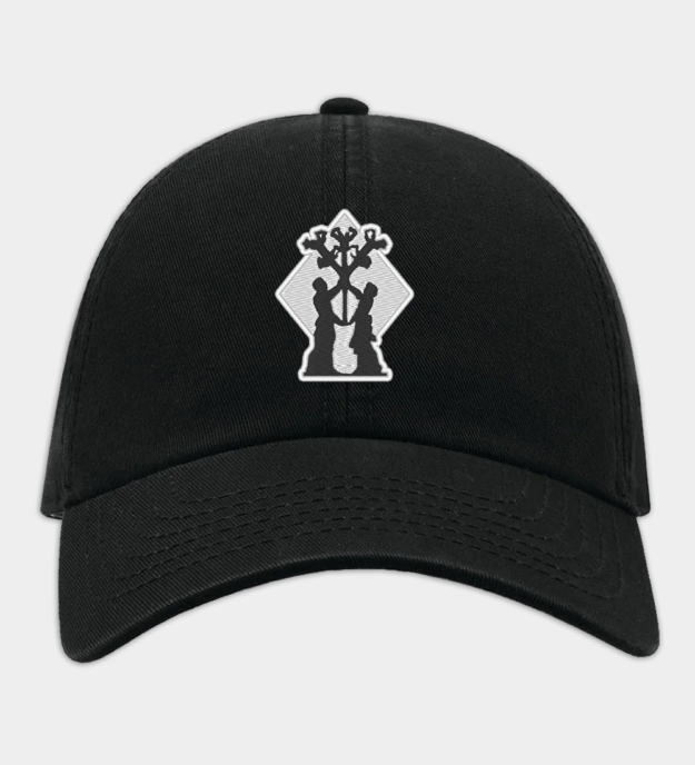 Algiz-motiv Brodert Baseballcap