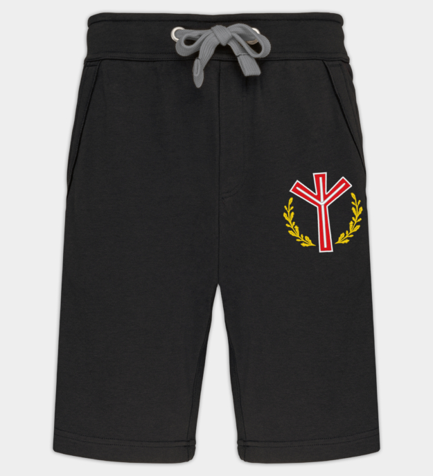 Algiz broderte bermudashorts