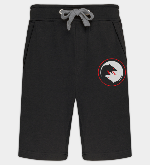 Odins ulver broderte bermudashorts