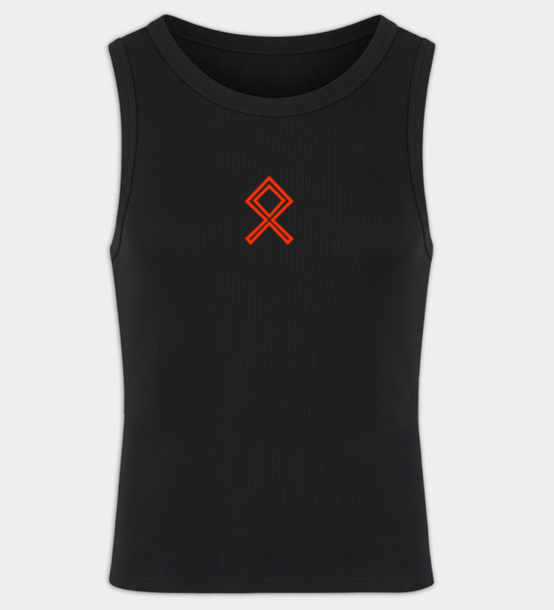 Othala brodert tanktopp til herre
