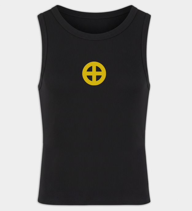 Sonnenkreuz brodert tanktopp til herre