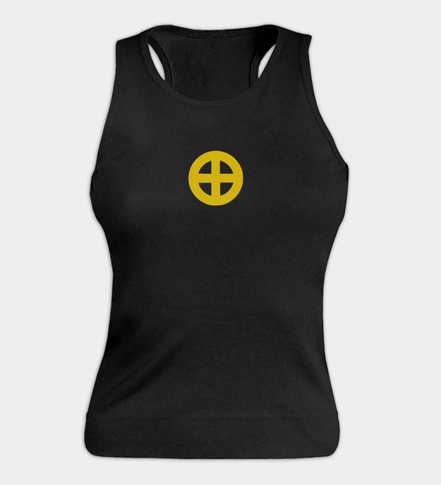 Solhjul brodert tanktopp til dame