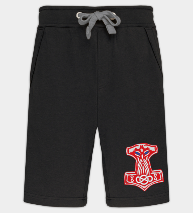 Torshammer broderte bermudashorts