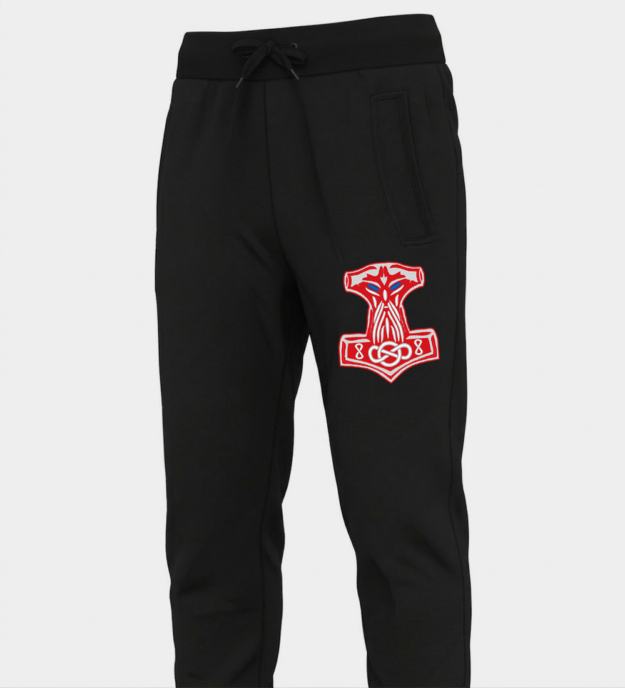 Tors hammer brodert joggebukse
