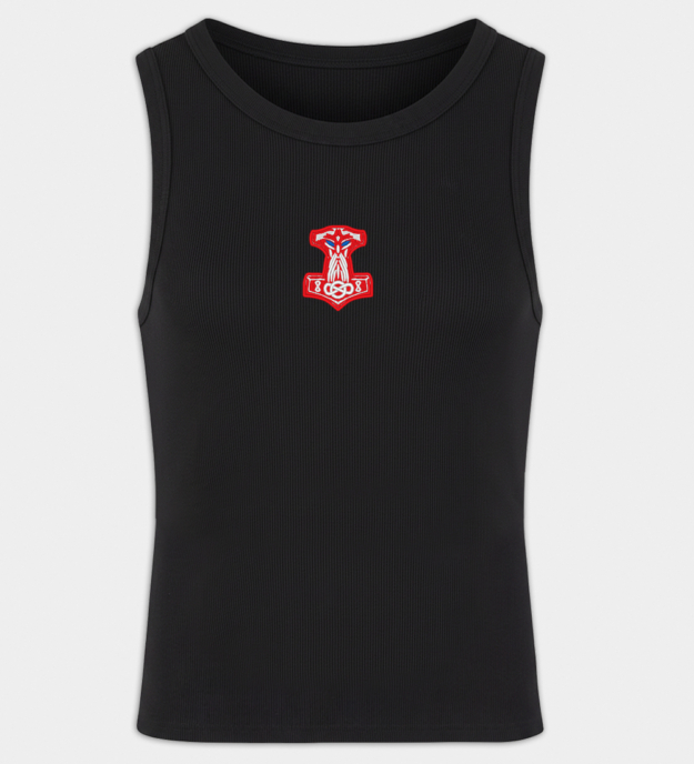 Tors hammer brodert tanktopp til herre