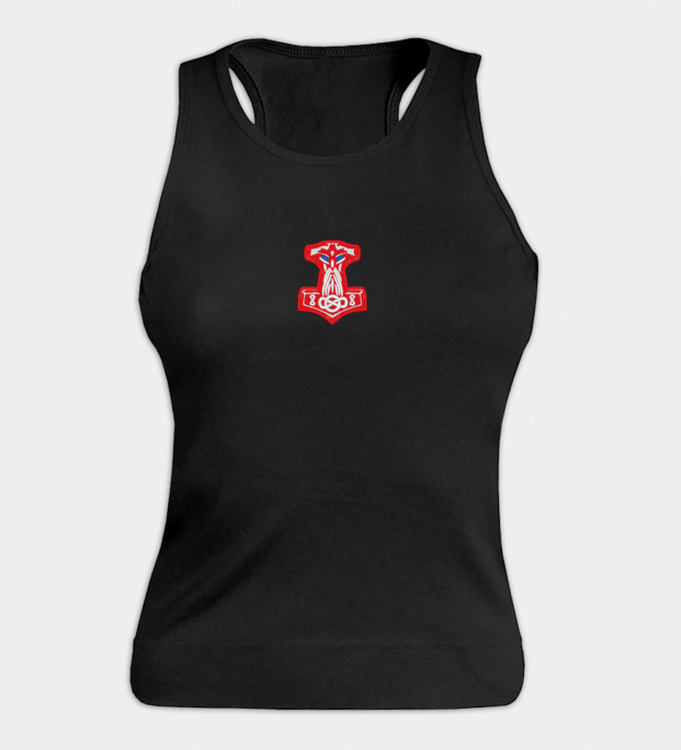 Mjolnir brodert tanktopp til dame