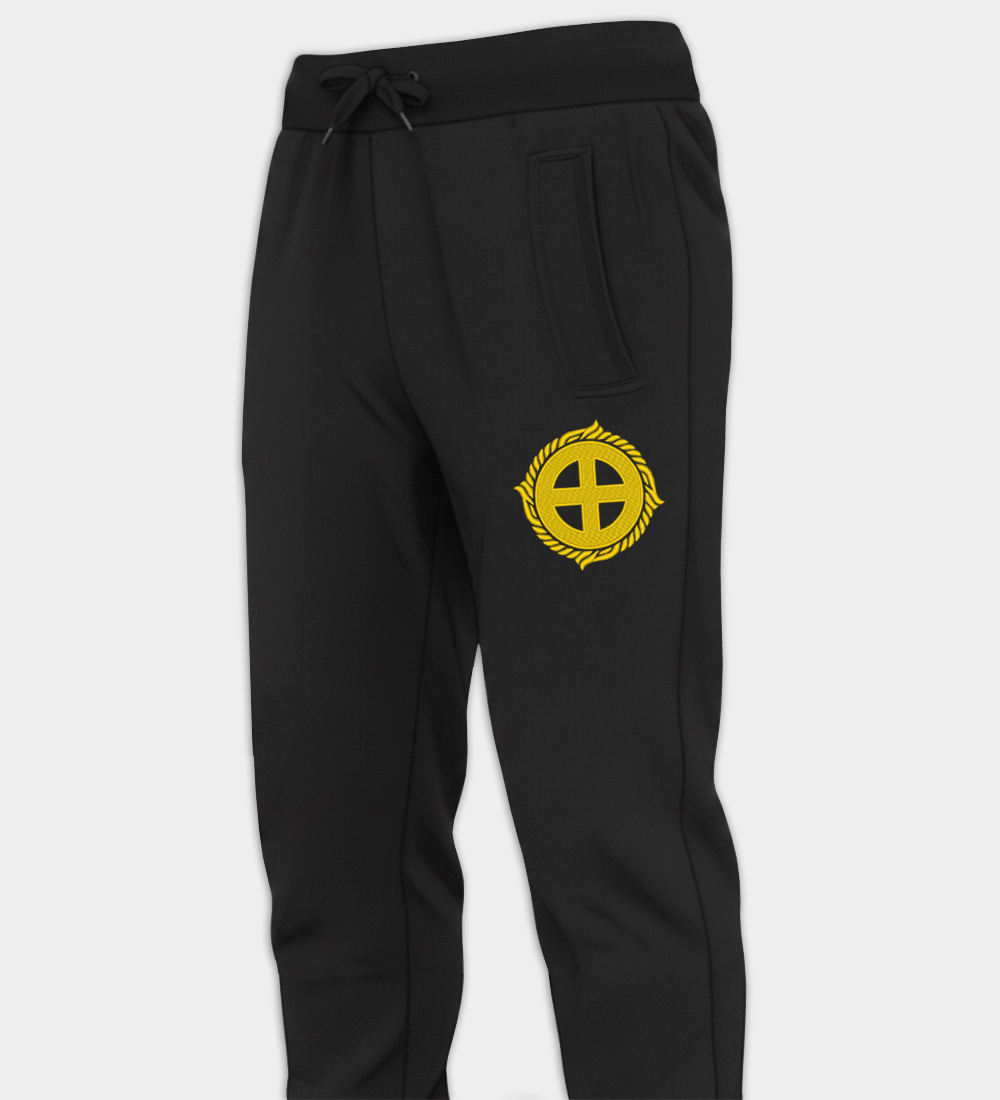 Solhjul brodert joggebukse Solhjul brodert joggebukse